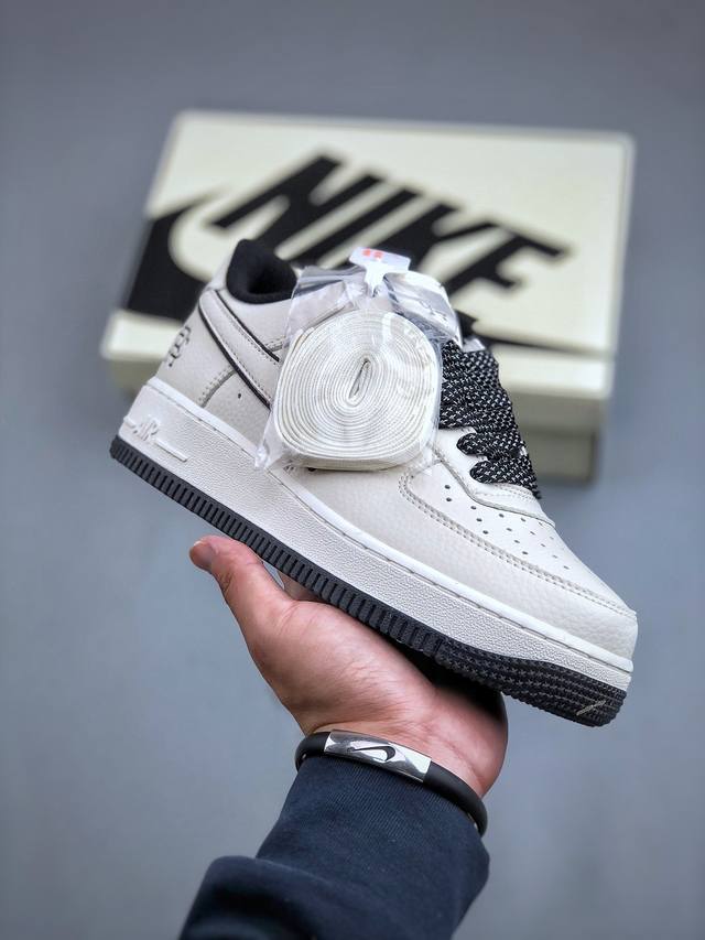 Reigning Champ X Nike Air Force 1'07 满天星 空军一号低帮休闲板鞋 Rc2369-171 #定制皮料 3M反光 原楦原纸板