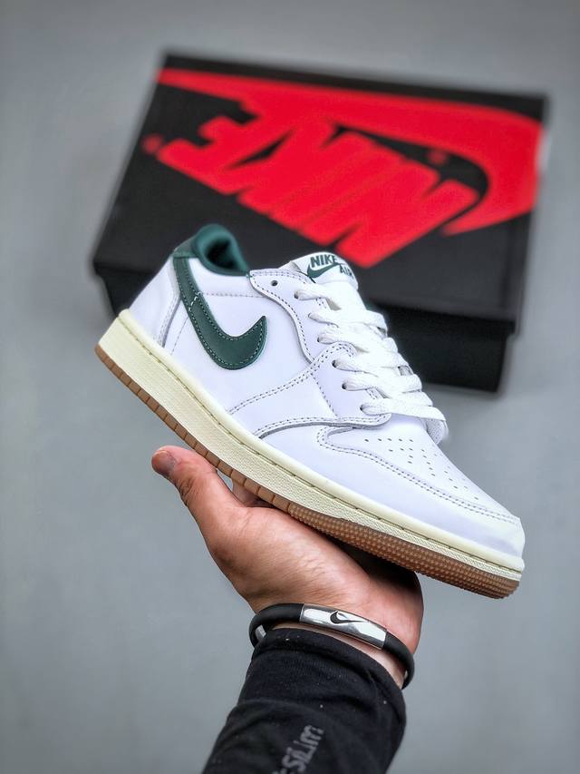 过验版本 Air Jordan 1 Low Og Oxidized Green Aj1 乔1氧化绿 低帮文化篮球鞋 Cz0775-133 #市售最高品质 原鞋开