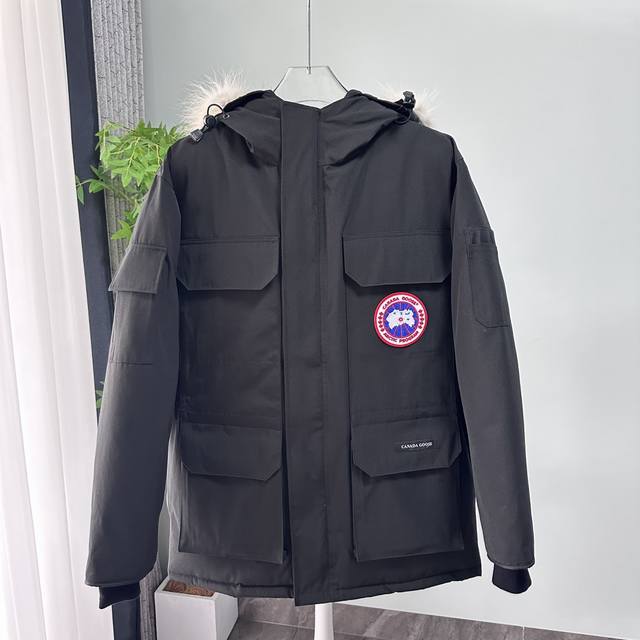 顶级版本，随意对比』 Canada Goose｜加拿大鹅expedition 派克大衣｜经典升级 新08款男女同款羽绒服 颜色：石墨灰、米白色、黑色、粉色、藏青