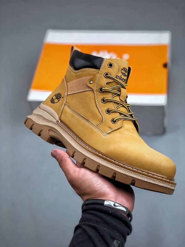 新货#Timberland添柏岚 天伯伦户外休闲大黄靴系列 #广东大厂品质 冬季防寒户外专用 日常随意搭配 原盒原包装 24Ss秋冬新款 时尚潮流搭配 面料采用