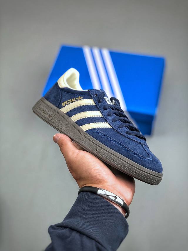 Adidas Handball Spezial If7087 阿迪达斯经典款复古休闲板鞋 #原厂原档案开发出品 皮料切割干净无任何毛边 鞋型细节完美 超高清洁度