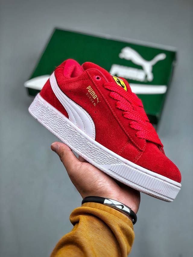 Puma Suede Xl X Carrots 百搭单品厚鞋舌轻便防滑低帮板鞋 完美细节 官方1:1 同步升级 Tr大底 中底走线 三维立体烫金logo 栩栩如