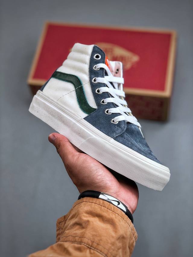 Vans 范斯 女士sk8-Hi 运动休闲高帮鞋 工艺：硫化1:1 重量1:1、真标、原钢印、材质标、鞋型标、合格证 尺码：35-44 半