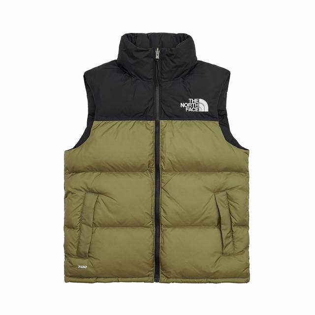 顶级版本，随意对比』 The North Face｜北面nuptse 1996经典款羽绒马甲 刺绣采用进口田岛绣花 万针刺绣，采用进口7号针，日本女皇绣线，保证