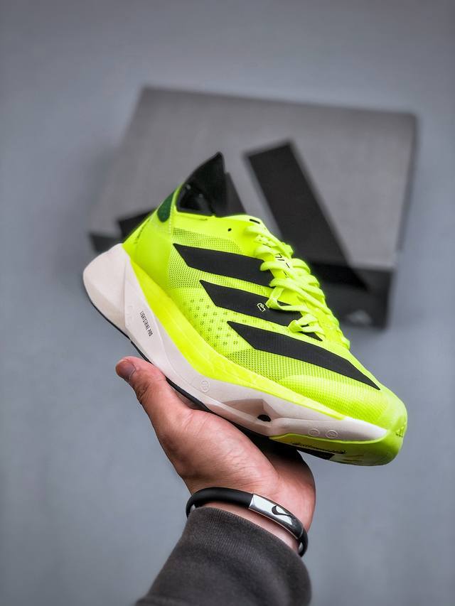 Adidas Adizero Adios Gw7257 阿迪透气低帮跑步鞋尺码：36 36.5 37 38 38.5 39 40 40.5 41 42 42.5