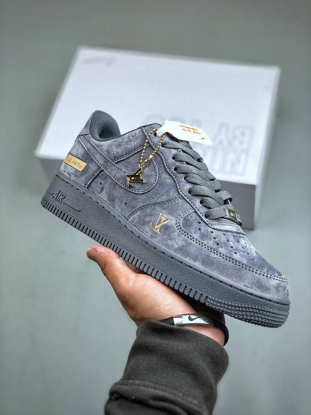 Nike Air Force 1'07 Low Lv联名 定制款 空军一号低帮休闲板鞋 Cw 8-111 #原楦原纸板 纯正版型 高清洁度 内置全掌气垫尺码：3