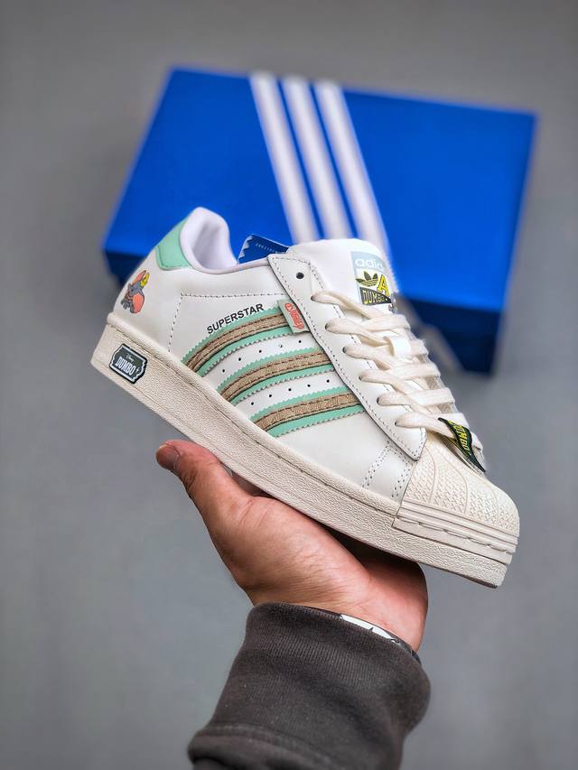 Adidas三叶草 Originals Superstar Ayoon W贝壳头系列低帮经典百搭休闲运动板鞋货号: Ie5880 尺码：35.5-40 半