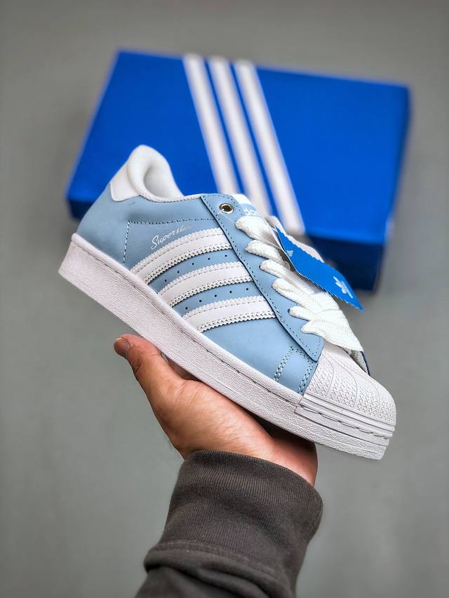 Adidas三叶草 Originals Superstar Ayoon W贝壳头系列低帮经典百搭休闲运动板鞋货号: Ie3037 尺码：35.5-40 半