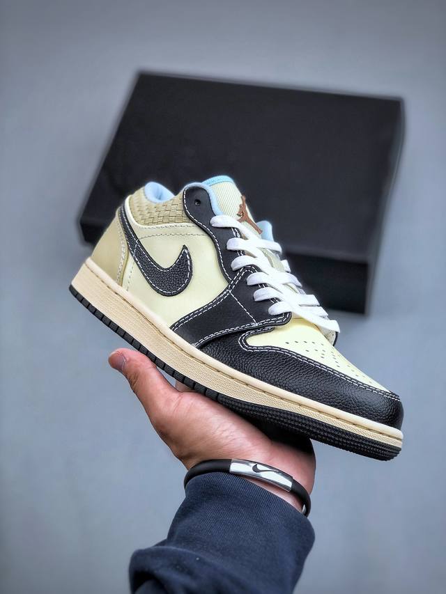 过验版本 Air Jordan 1 Low Og Oxidized Green Aj1 乔1 低帮文化篮球鞋 Hq3437 101 #市售最高品质 天花板品质