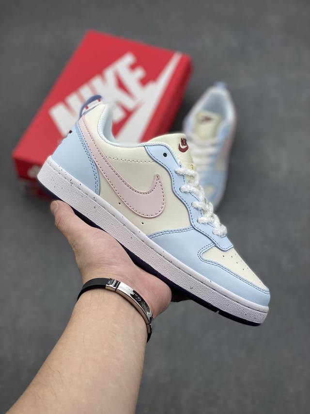 超级福利 核心特价 长期补货 Nike Court Borough Low 低帮百搭透气休闲运动板鞋男女鞋 经典耐用的设计，兼顾舒适脚感和出众风范，演绎匠心之作