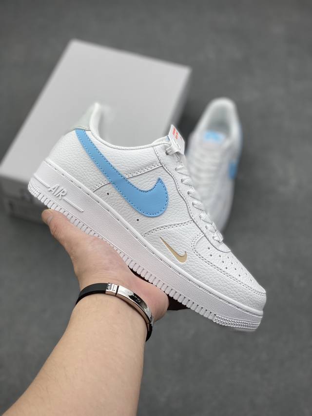 超级福利 核心特价 长期补货 真标耐克nike Air Force 1 Low '07 配色低帮空军一号休闲板鞋 定制头成皮料原楦原纸板 水晶双色大底内置全掌气