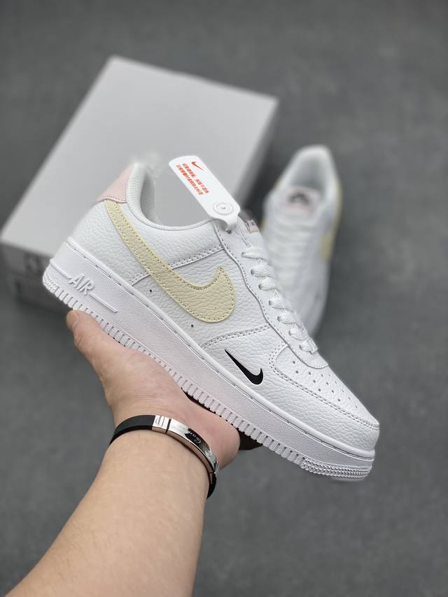 超级福利 核心特价 长期补货 真标耐克nike Air Force 1 Low '07 配色低帮空军一号休闲板鞋 定制头成皮料原楦原纸板 水晶双色大底内置全掌气