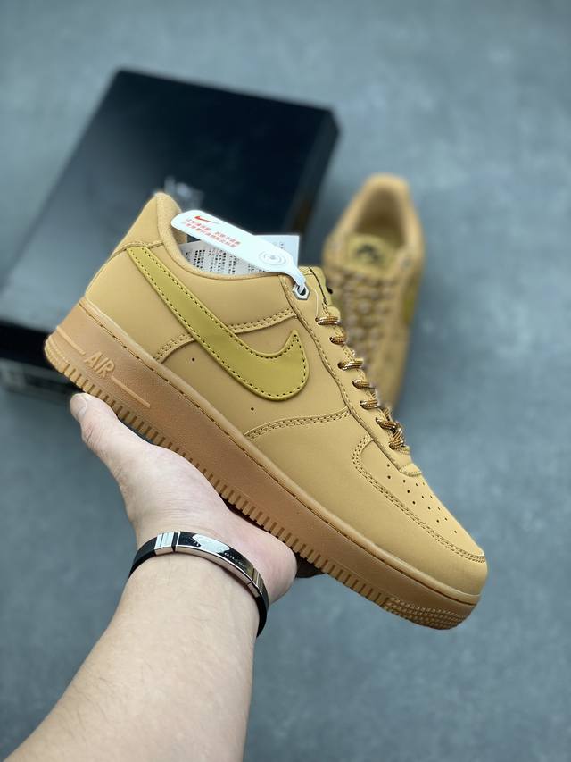 超级福利 核心特价 长期补货 真标耐克nike Air Force 1 Low '07 配色低帮空军一号休闲板鞋 定制头成皮料原楦原纸板 水晶双色大底内置全掌气