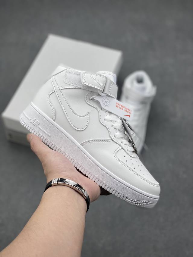 超级福利 核心特价 长期补货 真标耐克nike Air Force 1 Low '07 配色低帮空军一号休闲板鞋 定制头成皮料原楦原纸板 水晶双色大底内置全掌气