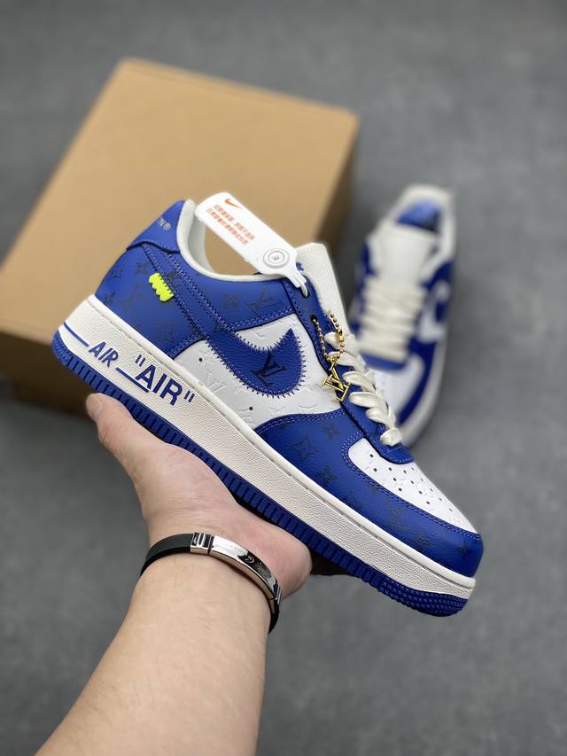 公司级 Lv X Air Force 1 Low 原楦头原纸板 打造纯正空军版型 #专注外贸渠道 全掌内置蜂窝气垫 #原盒配件 原厂中底钢印、拉帮完美 官方同步