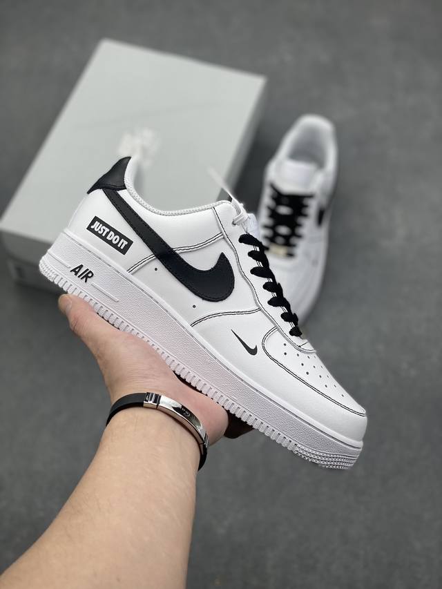 公司级 Af1耐克 Nike Air Force 1 ‘07 Low 空军一号 厚底增高百搭运动板鞋 原楦头原纸板 打造纯正空军版型，专注外贸渠道 全掌内置蜂窝