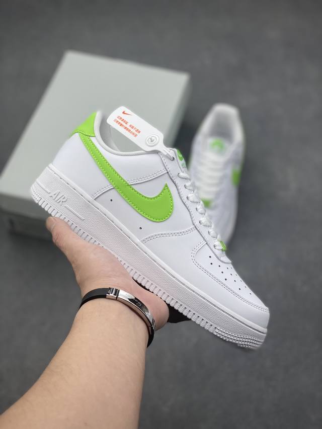 超级福利 核心特价 长期补货 真标耐克nike Air Force 1 Low '07 配色低帮空军一号休闲板鞋 定制头成皮料原楦原纸板 水晶双色大底内置全掌气