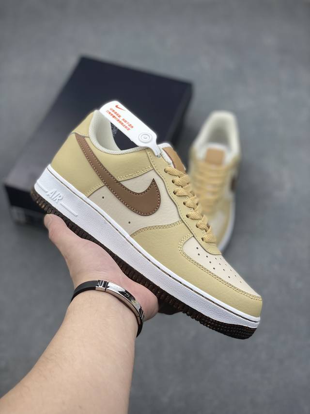 超级福利 核心特价 长期补货 真标耐克nike Air Force 1 Low '07 配色低帮空军一号休闲板鞋 定制头成皮料原楦原纸板 水晶双色大底内置全掌气