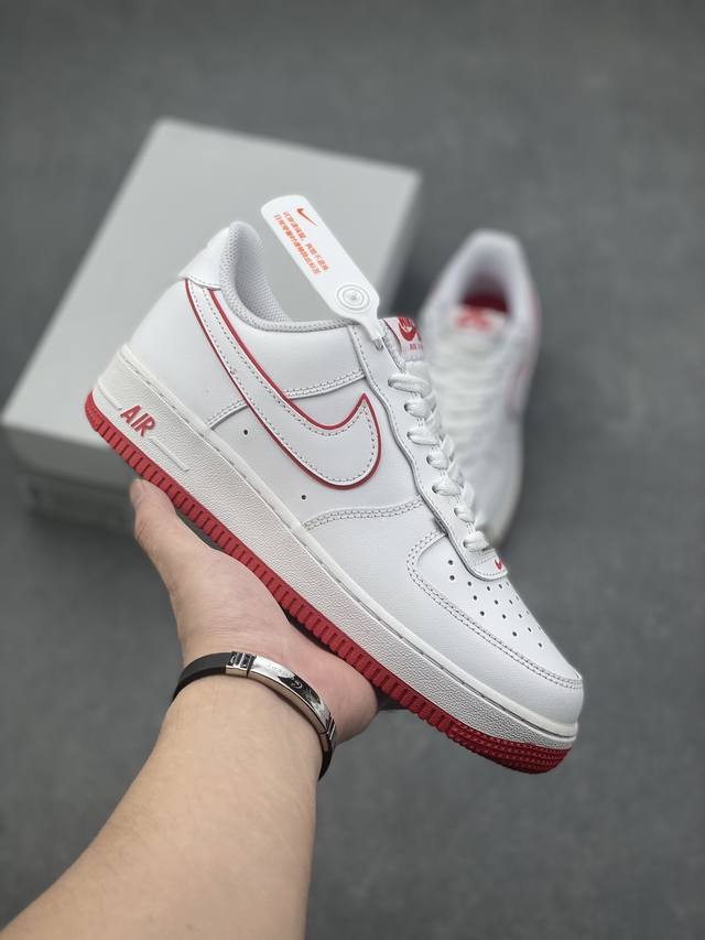 超级福利 核心特价 长期补货 真标耐克nike Air Force 1 Low '07 配色低帮空军一号休闲板鞋 定制头成皮料原楦原纸板 水晶双色大底内置全掌气