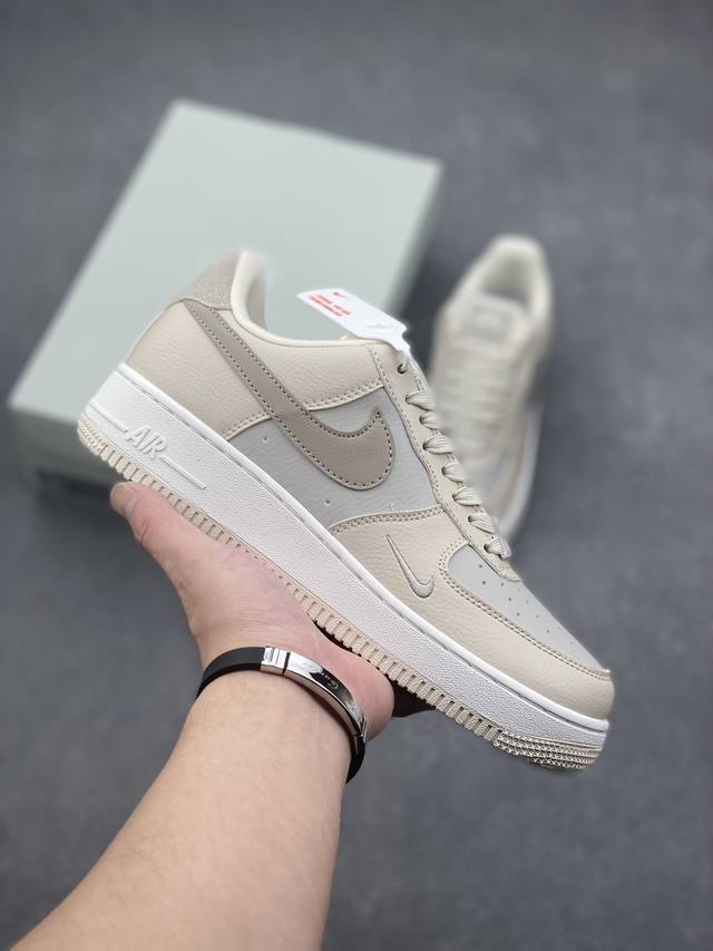 Nike Air Force 1 Low 奶茶棕迷你小双勾 空军一号低帮运动休闲板鞋 官方同步 原装级别 原楦头原纸板 打造纯正空军版型#专注外贸渠道 全掌内置