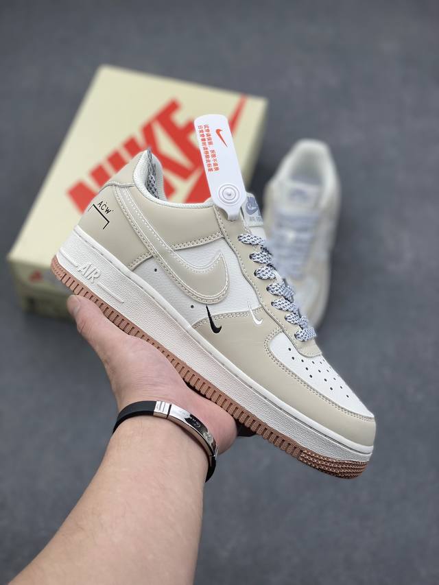 Nike Air Force 1 Low Acw联名 空军一号低帮运动休闲板鞋 原楦头原纸板 打造纯正空军版型 专注外贸渠道 全掌内置蜂窝气垫 原盒配件 原厂中