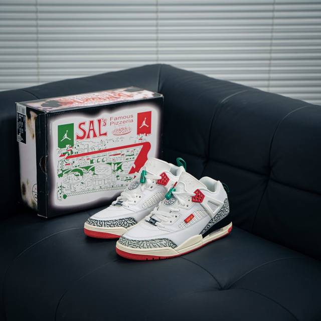 Nike Air Jordan Spizike Low 低帮 Aj3.5 乔丹3.5代 斯派克李 乔丹篮球鞋系列 货号：Fq1579 004 尺码：36 36.