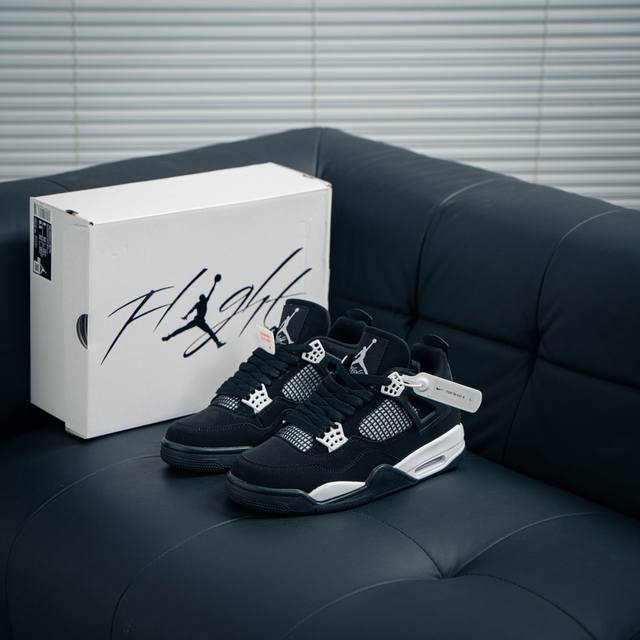 Nike Air Jordan 4 Retro 耐克迈克尔 乔丹aj4代中帮复古休闲运动文化篮球鞋 原厂材料tpu超q弹网格材质 缜密拉帮及中底钢印细节 组合开