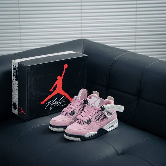 Air Jordan Aj4 Retro 原鞋开发原楦原纸板同源开发 完美呈现乔4的版型 内侧正确双色网格 还原细节 原厂皮料 正确气垫颜色 正确网格工艺 正确