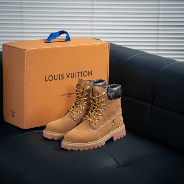 核心私 嘉尔同款纯原 中山大厂出品 Louis Vuitton X Timberland#王炸联名 Pharrell Williams充分发挥了作为louis