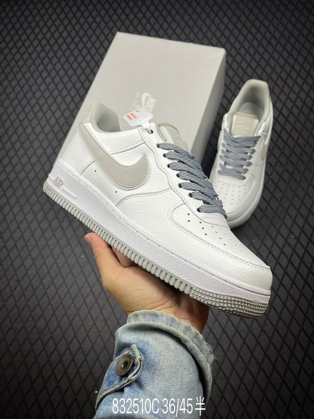 公司级nike Air Force 1‘07 Lv8 原楦头原纸板 打造纯正低帮空军版型 专注外贸渠道 全掌内置蜂窝气垫 原盒配件 原厂中底钢印、拉帮完美 官方