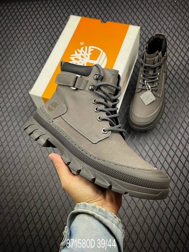 新货#Timberland添柏岚 天伯伦 户外休闲马丁靴系列 #广东大厂出品 全新工艺升级 24Ss秋冬新款 原盒原包装 面料采用意大利进口手抓牛皮，搭配防臭防