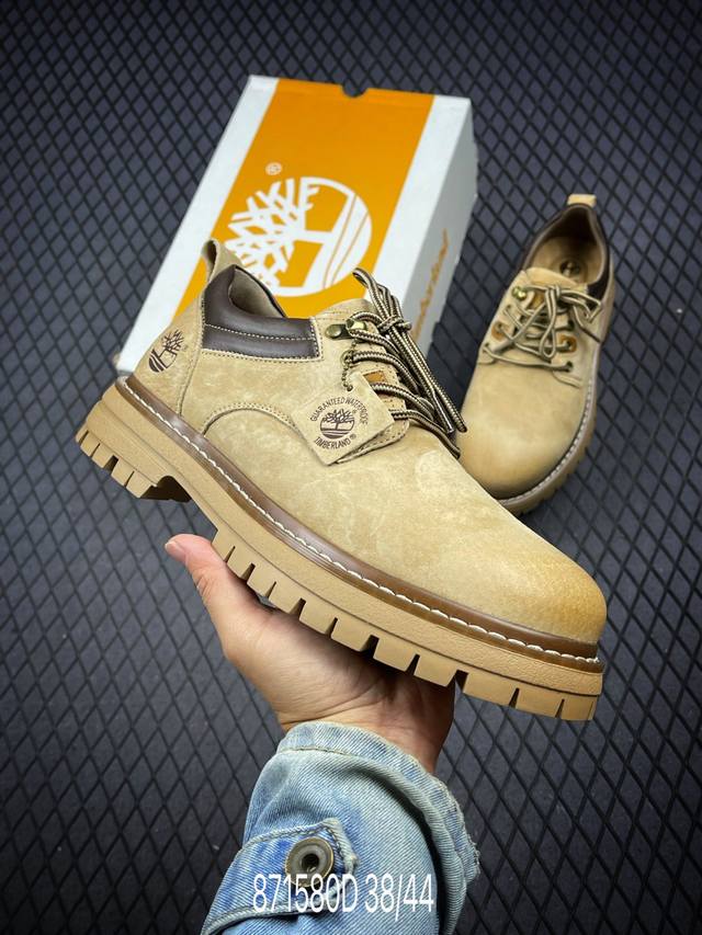 新货#Timberland 天伯伦 添柏岚经典款 24Ss新款低帮 经典再造 全新升级 广东大厂品质 原盒原包装 面料采用意大利顶级磨砂牛皮 搭配防臭防腐真皮乳