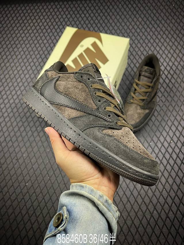 Travis Scott X Air Jordan 1 Low Og Aj1 乔1联名倒勾 Dm7866-202 尺码：36 36.5 37 38 38.5 3