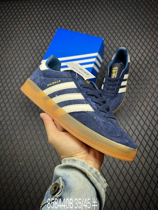 Ad Originals Gazelle Indoor Ih7501 三叶草复古休闲防滑耐磨低帮板鞋 尺码：35 36 36.5 37 38 38.5 39 4