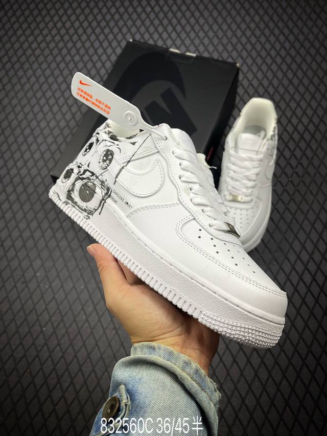 Cdg X Supreme X Nk Air Force 1'07 Low Comme Des Garcons Shirt 联名款 空军一号低帮休闲板鞋 9 4