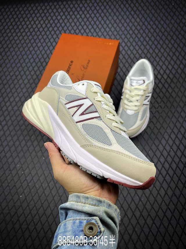 公司级new Balance 新百伦nb990V6 总统复古慢跑鞋 正确3M反光细节 原楦原纸版开发 正确6层组合底模精密开发 后跟透明tpu水晶装饰条稳固 沿