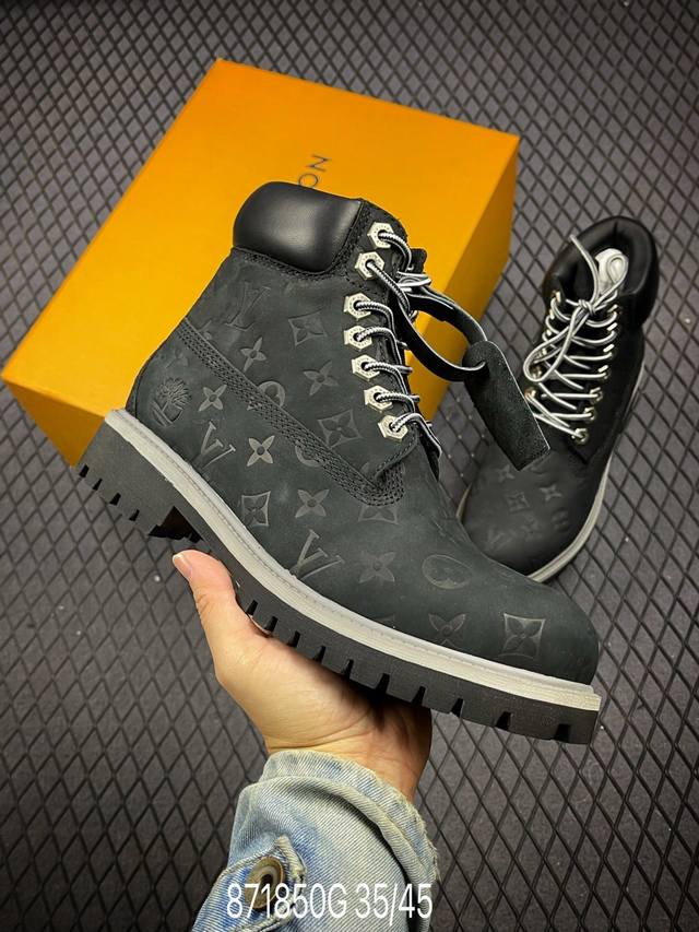 嘉尔同款纯原 中山大厂出品 Louis Vuitton X Timberland#王炸联名 Pharrell Williams充分发挥了作为louis Vuit