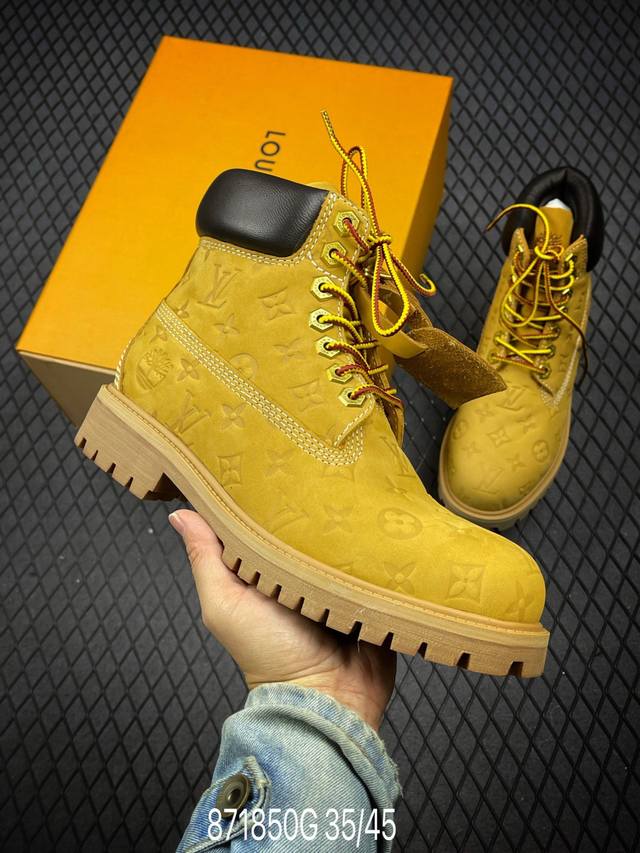 嘉尔同款纯原 中山大厂出品 Louis Vuitton X Timberland#王炸联名 Pharrell Williams充分发挥了作为louis Vuit