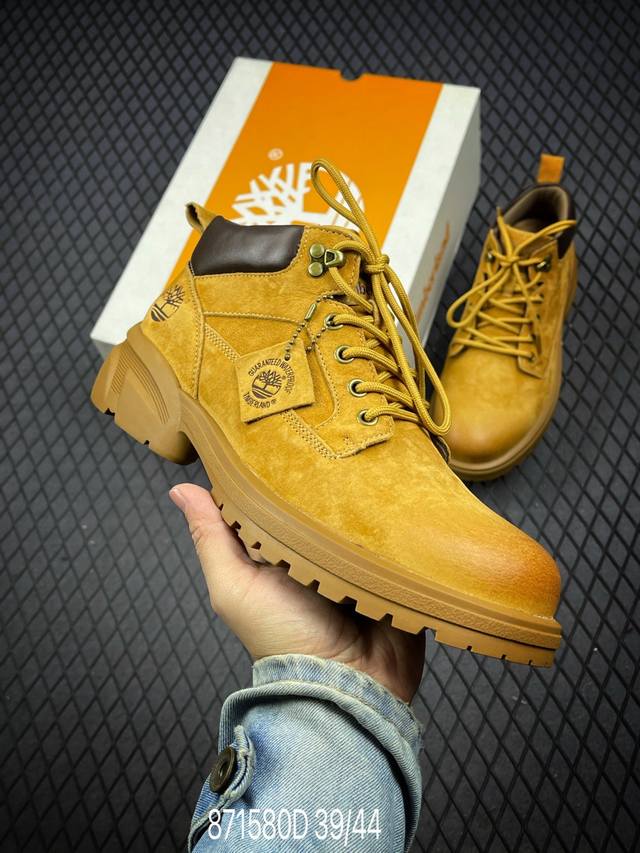 新货#Timberland添柏岚 天伯伦户外中帮休闲马丁靴系列 广东大厂品质 原盒原包装 面料采用意大利顶级磨砂细纹牛皮 搭配防臭防腐真皮乳胶鞋垫 给您完美的穿