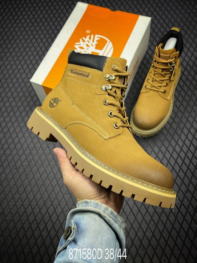 新货#Timberland添柏岚 天伯伦户外工装休闲大黄靴系列 #广东大厂品质 原盒原包装 #24Ss秋冬新款 时尚潮流搭配 面料采用意大利顶级磨砂细纹牛皮 搭