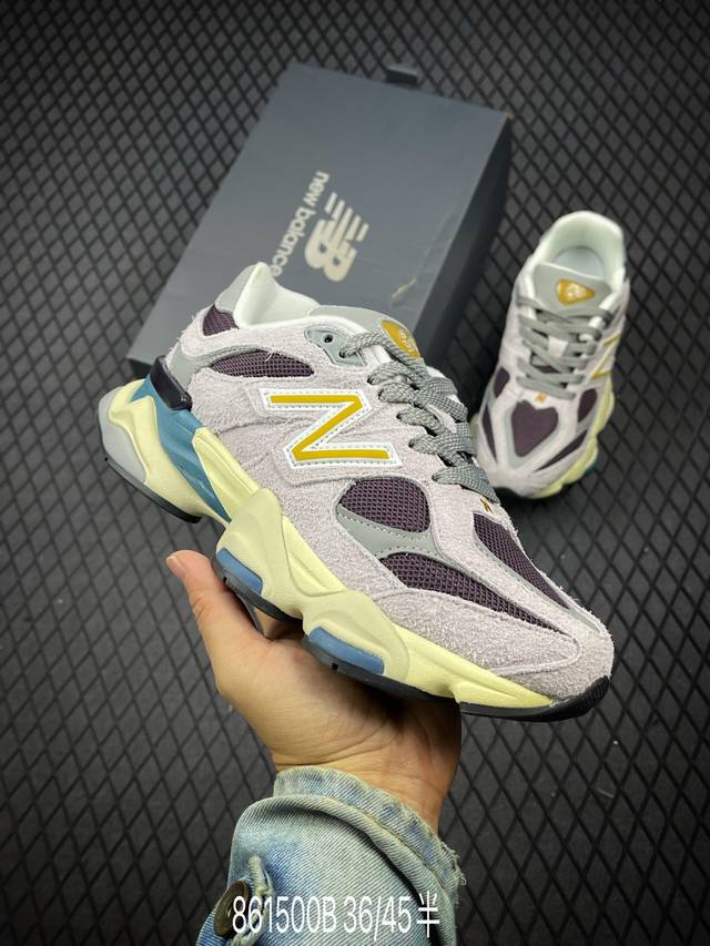 Joe Freshgoods X New Balance Nb9060 联名款 复古休闲运动慢跑鞋 鞋款灵感源自设计师本人对夏日的怀日回忆。鞋面大身由空间双格及