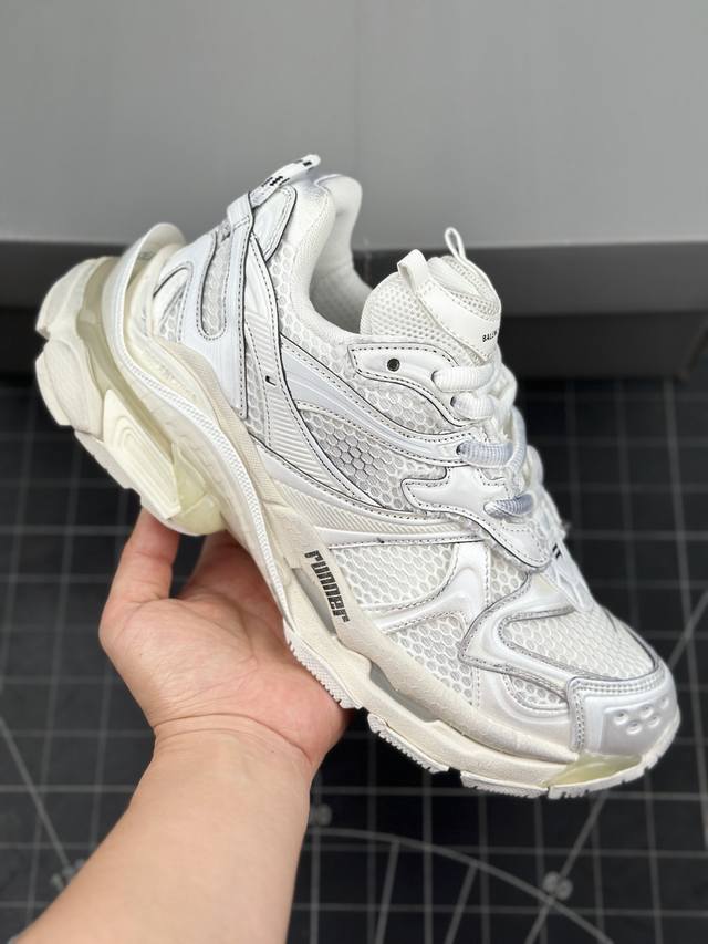 核心私 Ok版 高奢品牌-巴黎世家balenciaga Runner Sneaker 慢跑系列低帮复古野跑潮流姥爹风百搭休闲运动慢跑鞋 男女鞋原版一致配件防尘袋