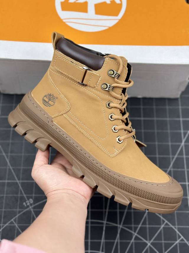 核心私 新货#Timberland添柏岚 天伯伦 户外休闲马丁靴系列 #广东大厂出品 全新工艺升级 24Ss秋冬新款 原盒原包装 面料采用意大利进口手抓牛皮，搭