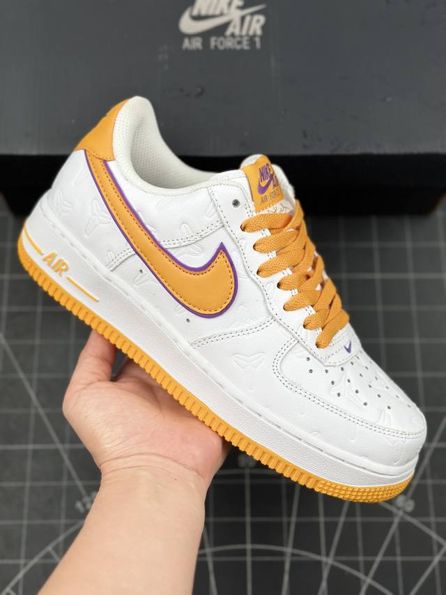 核心私 Nike Air Force 1 Low “Kobe Bryant”致敬曼巴 空军一号低帮休闲板鞋 原楦头原纸板 打造纯正空军版型#专注外贸渠道 全掌内