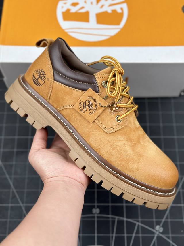 核心私 新货#Timberland 天伯伦 添柏岚经典款 24Ss新款低帮 经典再造 全新升级 广东大厂品质 原盒原包装 面料采用意大利顶级磨砂牛皮 搭配防臭防