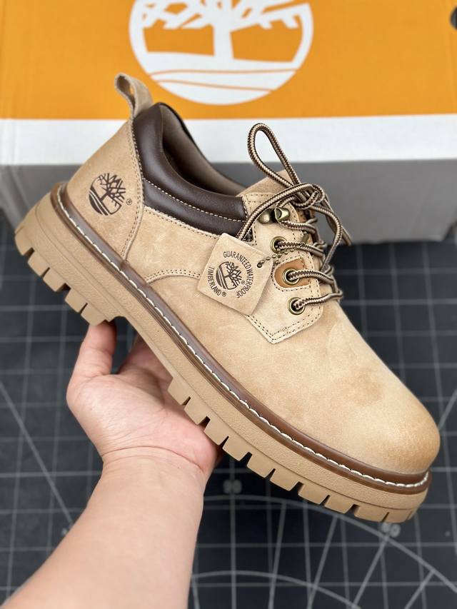 核心私 新货#Timberland 天伯伦 添柏岚经典款 24Ss新款低帮 经典再造 全新升级 广东大厂品质 原盒原包装 面料采用意大利顶级磨砂牛皮 搭配防臭防