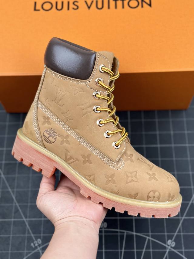 核心私 嘉尔同款纯原 中山大厂出品 Louis Vuitton X Timberland#王炸联名 Pharrell Williams充分发挥了作为louis