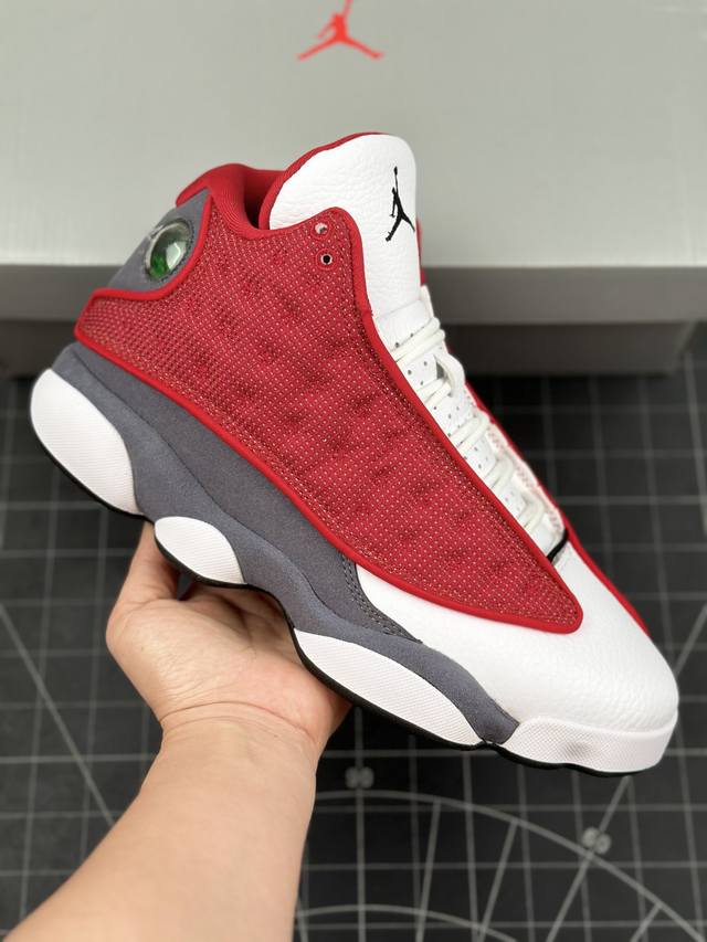 核心私 公司级air Jordan 13 Retro 耐克迈克尔 乔丹aj13代复古中帮文化休闲运动篮球鞋 原厂档案开模大底 共3层贴合工艺 三层中间加入海玻璃