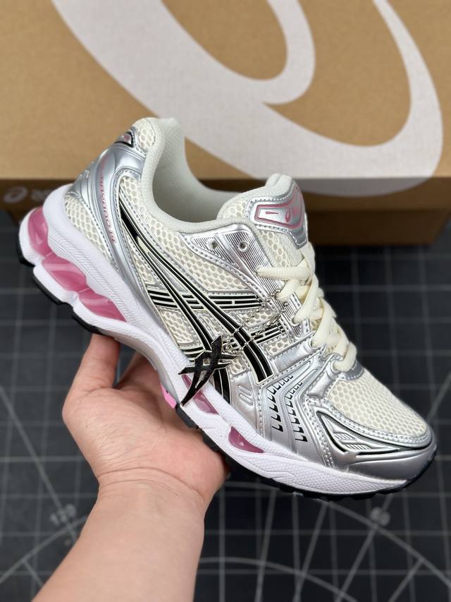 核心私 Asics Gel-Kayano 14 亚瑟士运动休闲透气专业跑鞋 #采用工程弹性双层再生针织密度鞋面材质，后跟3D可视gel缓震乳胶物料 #升级ff