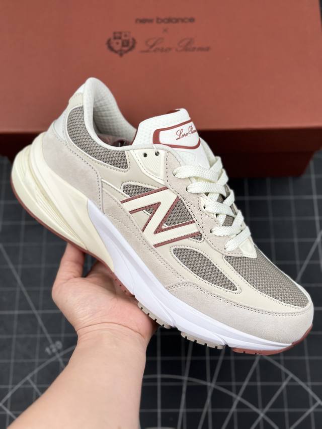 核心私 New Balance U990Lo6 新百伦nb990V6 第六代总统复古慢跑鞋 灰红色 正确3M反光细节 原楦原纸版开发 正确6层组合底模精密开发